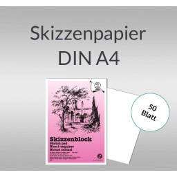 Skizzenblock 190 g/qm DIN A4