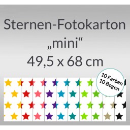 Sternen-Fotokarton 