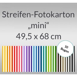 Streifen-Fotokarton 