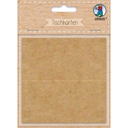 Tischkarten 200 g/m² aus Kraftkarton