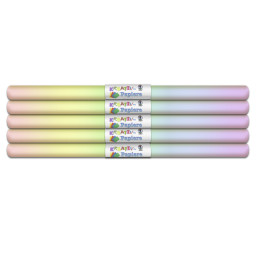 Transparentpapier Regenbogen „pastell“ 115 g/m², 50 x 61 cm, gerollt, mit Banderole