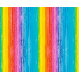 Transparentpapier Regenbogen Streifen ca. 50 x 61 cm - 10 Bogen