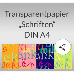 Transparentpapier 