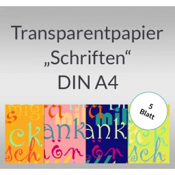 Transparentpapier 