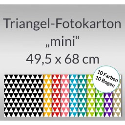 Triangel-Fotokarton 