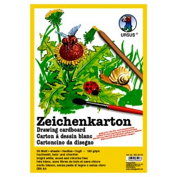 Zeichenkarton 120 g/qm DIN A2 - 10 Bogen