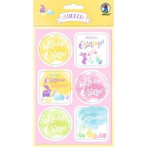24 Sticker "Bunte Ostern"