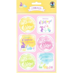 24 Sticker "Bunte Ostern"