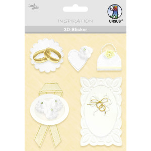 3D-Sticker "Hochzeit" Motiv 50