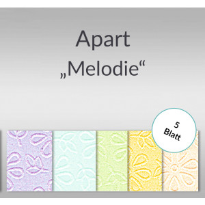 Apart "Melodie" 23 x 33 cm - 5 Blatt