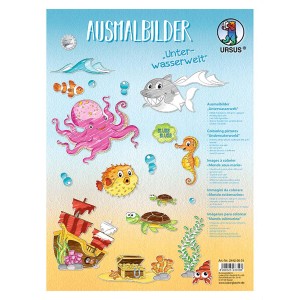 Ausmalbilder "Unterwasserwelt"