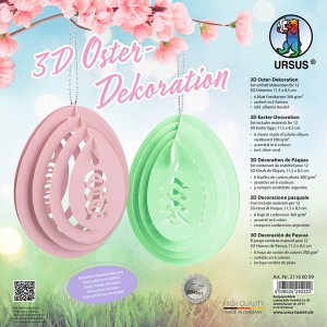 Bastelset 3D Oster-Dekoration