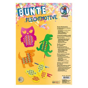 Bastelset Bunte Flechtmotive