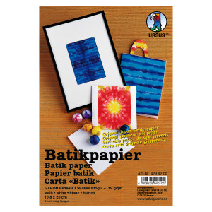 Batikpapier 19 g/qm 9,5 x 13,8 cm - 100 Blatt