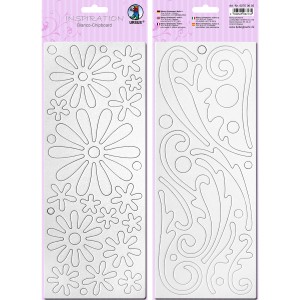 Blanko-Chipboard "Blumen"