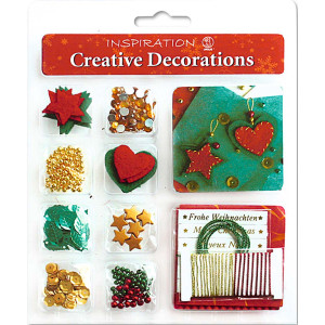 Creative Decorations "Christmas" grün/gold