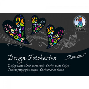 Design-Fotokarton-Block "Sonderedition Romance" DIN A6 - 60 Blatt sortiert