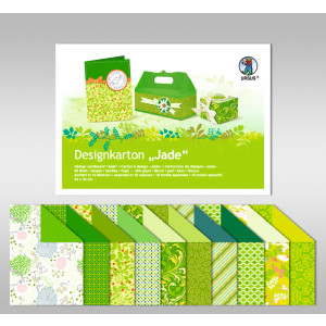 Designkarton "Jade" DIN A4 - 20 Blatt