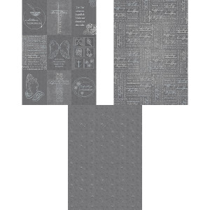 Designkarton Kondolenz, 200 g/qm, DIN A4, 5 Blatt