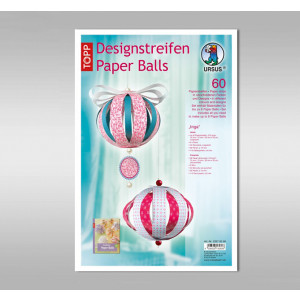 Designstreifen Paper Balls "Inga"