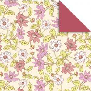 Faltblätter Florentine "Anemonen" 10 x 10 cm - Motiv 1