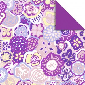 Faltblätter Florentine "Flower Power" 10 x 10 cm - 65 Blatt - Motiv 1