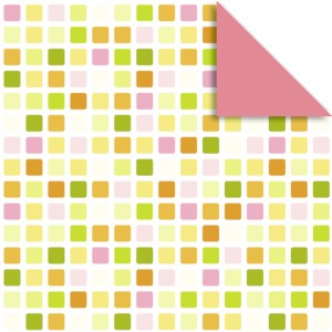 Faltblätter Florentine "Mosaik" 10 x 10 cm - 65 Blatt - Motiv 1