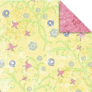 Faltblätter Florentine "Paradiso" 15 x 15 cm - 65 Blatt - Motiv 1