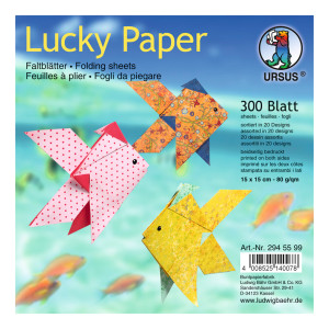Faltblätter "Lucky Paper" 15 x 15 cm - 300 Blatt