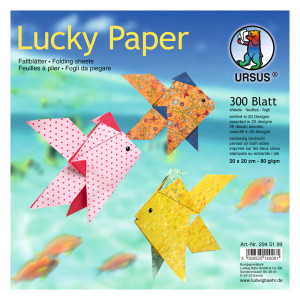 Faltblätter "Lucky Paper" 20 x 20 cm - 300 Blatt