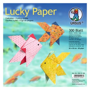 Faltblätter "Lucky Paper" 20 x 20 cm - 300 Blatt