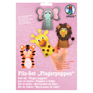 Filz-Set "Fingerpuppen" Wildtiere