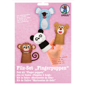 Filz-Set "Fingerpuppen" Zootiere