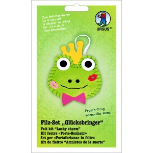 Filz-Set "Glücksbringer" Frosch