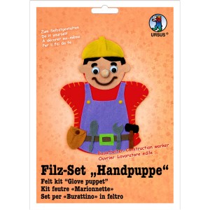 Filz-Set "Handpuppe" Bauarbeiter