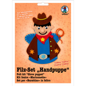 Filz-Set "Handpuppe" Cowboy
