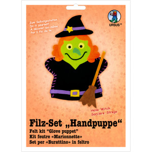 Filz-Set "Handpuppe" Hexe