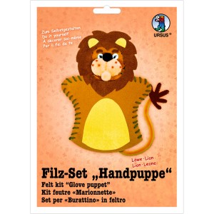 Filz-Set "Handpuppe" Löwe