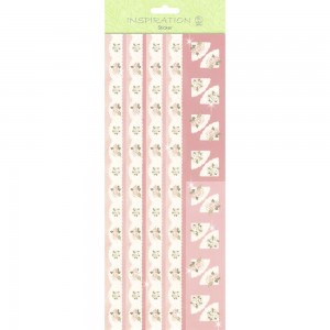 Flat Sticker "Borders" altrosa