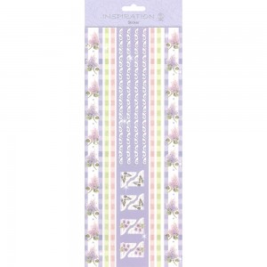 Flat Sticker "Borders" flieder