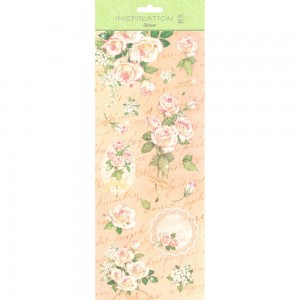 Flat Sticker "Flowers" altrosa