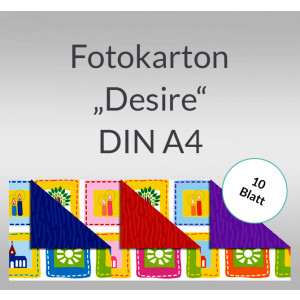 Fotokarton "Desire" DIN A4 - 10 Blatt