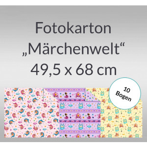 Fotokarton "Märchenwelt" 49,5 x 68 cm - 10 Bogen