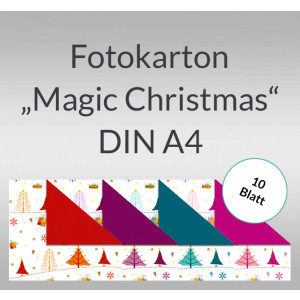Fotokarton "Magic Christmas" DIN A4 - 10 Blatt