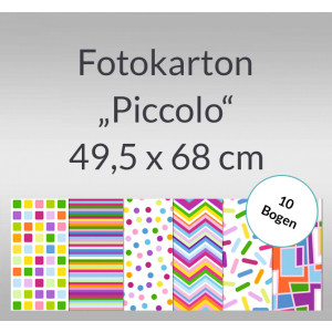 Fotokarton "Piccolo" 49,5 x 68 cm - 10 Bogen