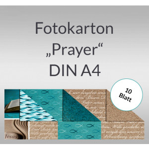 Fotokarton "Prayer" DIN A4 - 10 Blatt