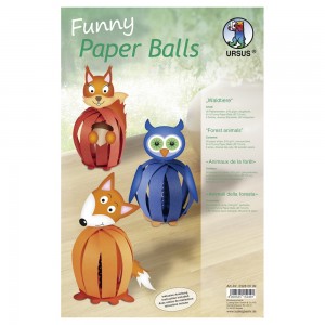 Funny Paper Balls "Waldtiere"