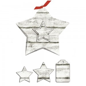 Geschenkbox "Stella" Holz Vintage