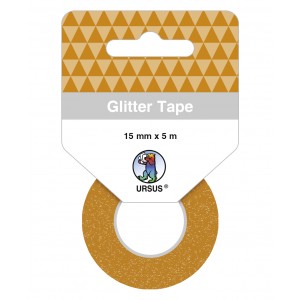 Glitter Tape bronze, selbstklebend