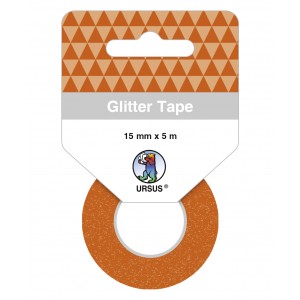 Glitter Tape kupfer, selbstklebend